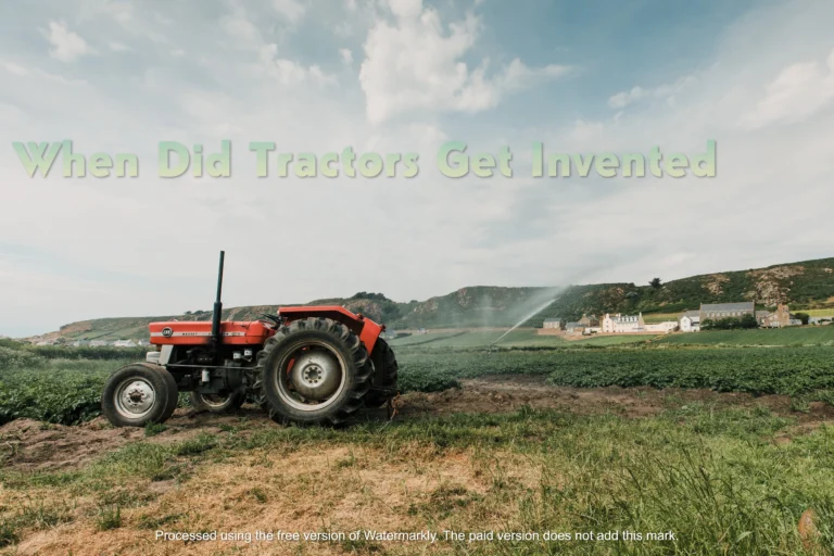 When Did Tractors Get Invented