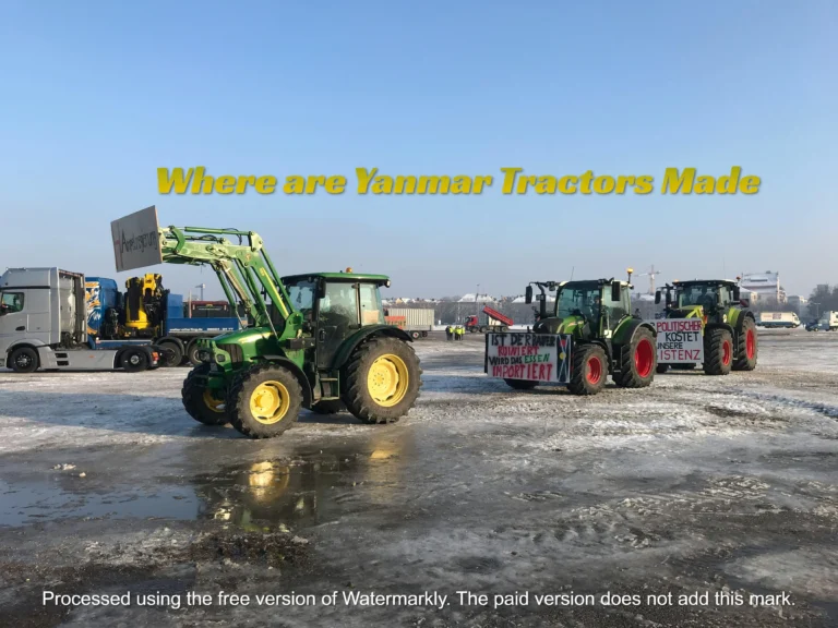 Where are Yanmar Tractors Made