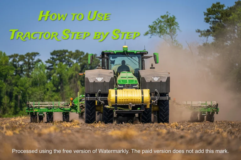 How to use Tractor Step by Step