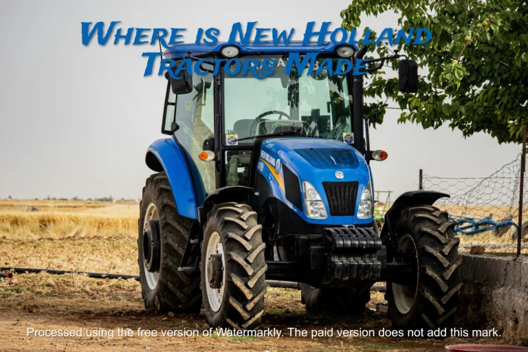 Where is New Holland Tractors Made